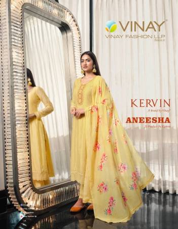 Kervin Aneesha By Vinay Fashion Embroidered Attractive Salwar Suit Collection